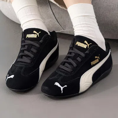 Puma Speedcat Og Logo Detailed Sneakers In Black