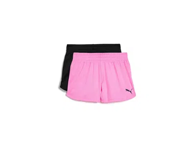 Puma 2-pack Short Set (little Kid) Girl's Sets Pink Pixel: 6 Little Kids