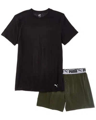 Puma 2pc Knit T-shirt & Boxer Set