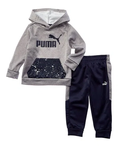 Puma Kids'  2pc Tech Fleece Pullover Hoodie & Jogger Set In Multi