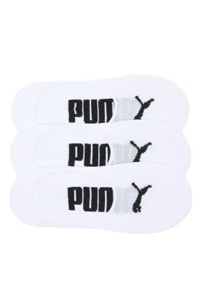 Puma 3-pack Terry No-show Socks In White