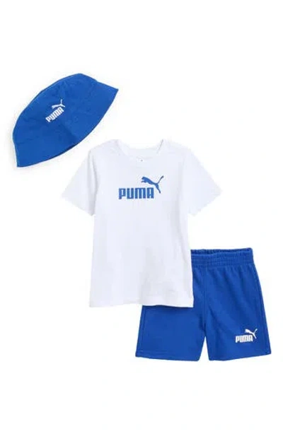 Puma Babies'  3-piece Logo Print Set In White