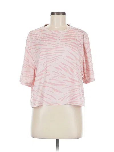 Pre-owned Puma 3/4 Sleeve T-shirt In Pink