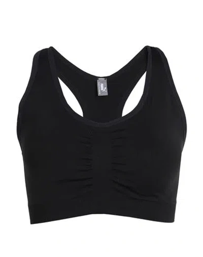 Puma 4keeps Shapeluxe Seamless Bra Woman Top Black Size M Nylon, Elastane, Lycra