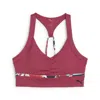Puma 4keeps Tropical Aop Longline Bra In Red