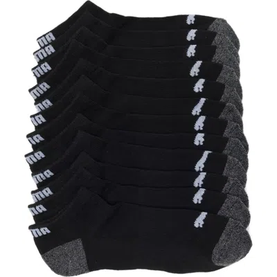 Puma 6-pack Terry Low Cut Length Socks In Black
