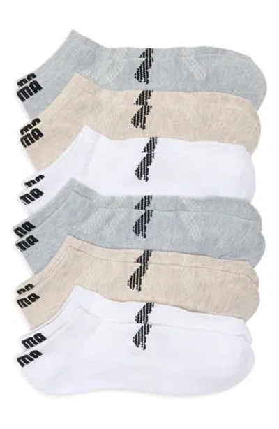 Puma 6-pack Terry Low Cut Socks In Multi