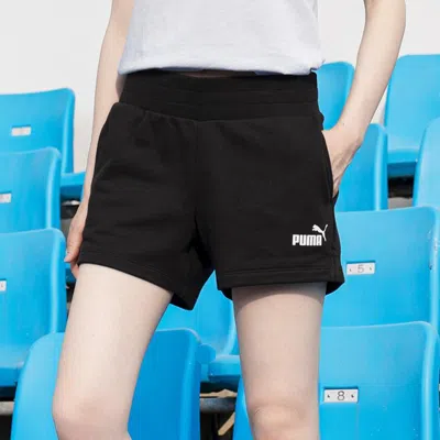 Puma 短裤女裤运动裤跑步运动跑步健身潮流时尚休闲裤 In Black
