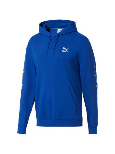 Puma 90s Retro Hoodie In Blue