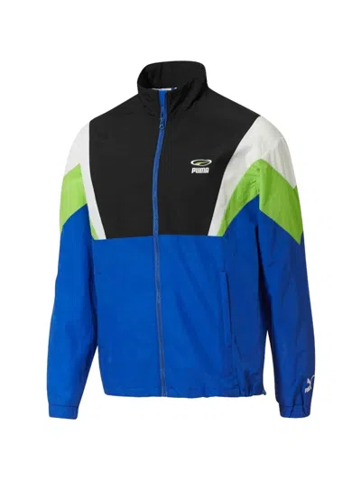 Puma 90s Retro Woven Jacket In Blue