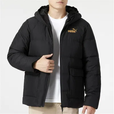 Puma Street Style Hoodie Down Jacket 'black'