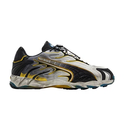 Pre-owned Puma A$ap Rocky X Inhale 'distressed Pack - Warm White Pelé Yellow' In Cream