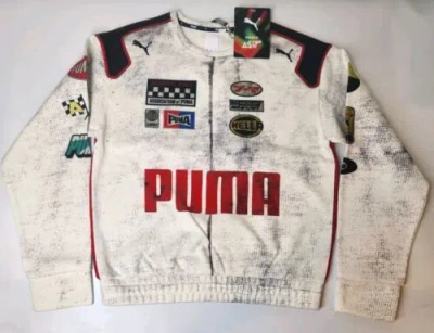 Pre-owned Puma A$ap Rocky X  Sweatshirt Hoodie White M-l 631042_65