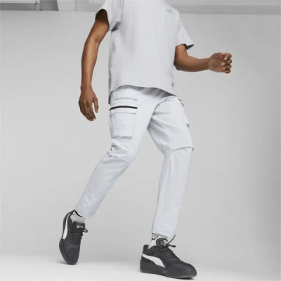 Puma Above The Clouds Men's Basketball Sweatpants In Platinum Gray