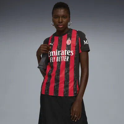 Puma Ac Milan 25/26 Home Soccer Jersey Women