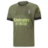Puma Ac Milan 3rd Shirt Jersey 'olive Green' In Green