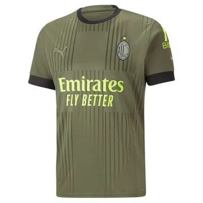 Puma Ac Milan 3rd Shirt Jersey 'olive Green'