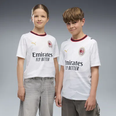 Puma Ac Milan Away Big Kids' Soccer Jersey In White