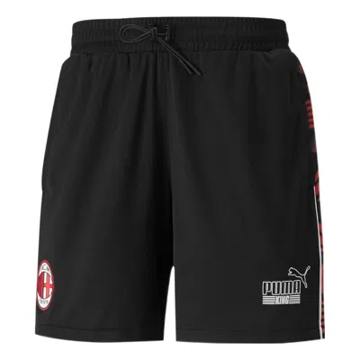 Puma Ac Milan Football Heritage Shorts 'black White Red'