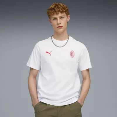 Puma Ac Milan Ftblessentials T-shirt Men In White