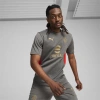 Puma Ac Milan Men's Training Jersey In Flat Medium Gray-for All Time Red