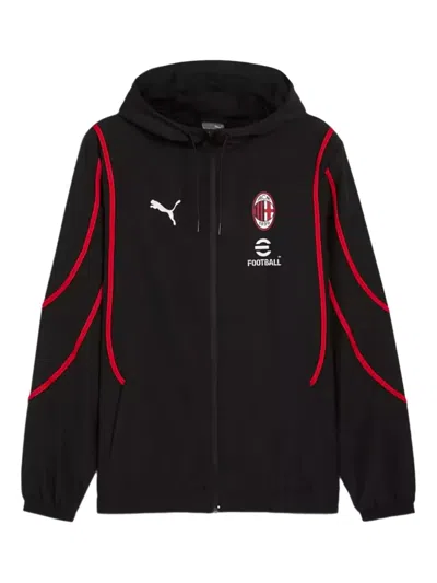 Puma Ac Milan Pre-match Jacket In Black