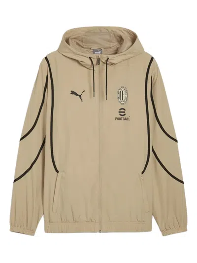 Puma Ac Milan Pre-match Jacket In Neutral