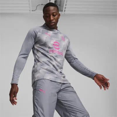 Puma Acm Prematch Ls Sweat Top In Gray