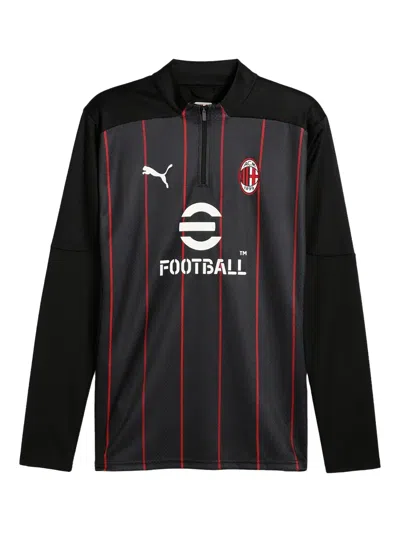 Puma Ac Milan Pre-match Sweatshirt In Black