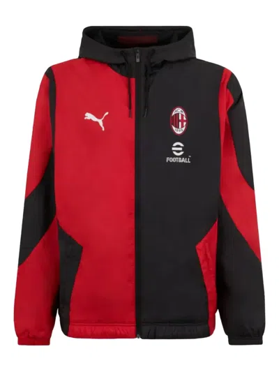 Puma Ac Milan Prematch Jacket In Black