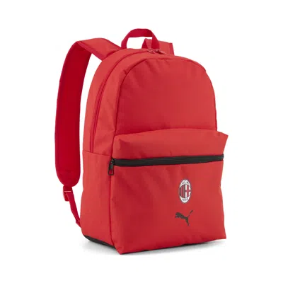 Puma Ac Milan Soccer Essentials Soccer Backpack In Red