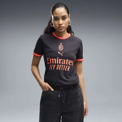 Puma Ac Milan Third Women's Soccer Jersey Shoes In Gray