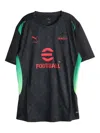 Puma Graphic Print Football Jersey In Black