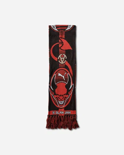 Puma Ac Milan X Slam Jam Scarf In Black