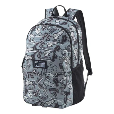 Puma Academy Backpack 'black Teal White' In Multi