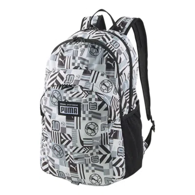 Puma Academy Backpack 'white Black' In Multi