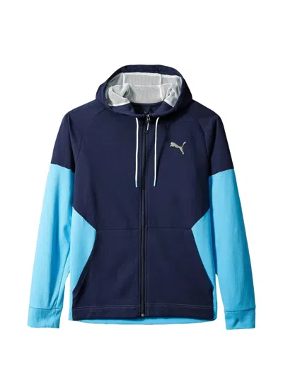 Puma A.c.e. Colour-block Track Jacket In Blue