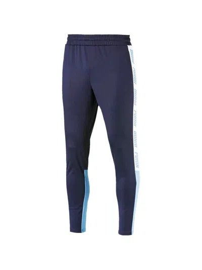Puma A.c.e. Striped Track Pants In Blue
