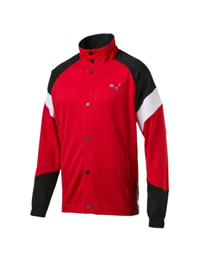 Puma A.c.e. Track Jacket In Red