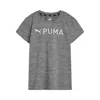 Puma Active Essentials Big Kids' Moisture Wicking T-shirt In Gray