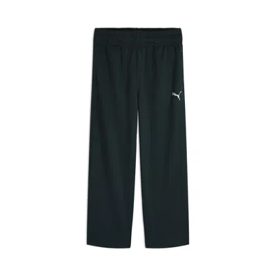 Puma Active Essentials Mesh Pant Little Kids In Black
