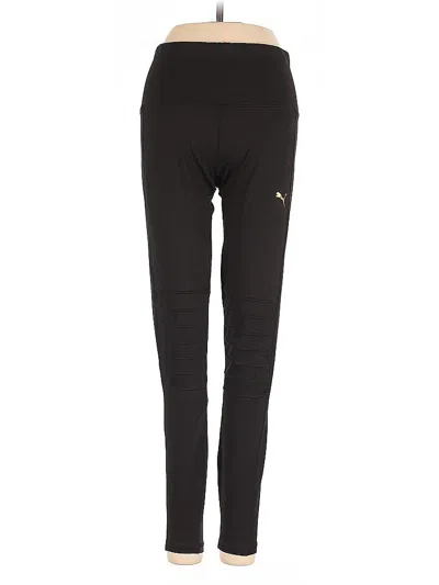 Pre-owned Puma Active Pants In Black