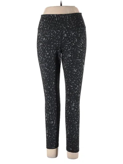 Pre-owned Puma Active Pants In Black