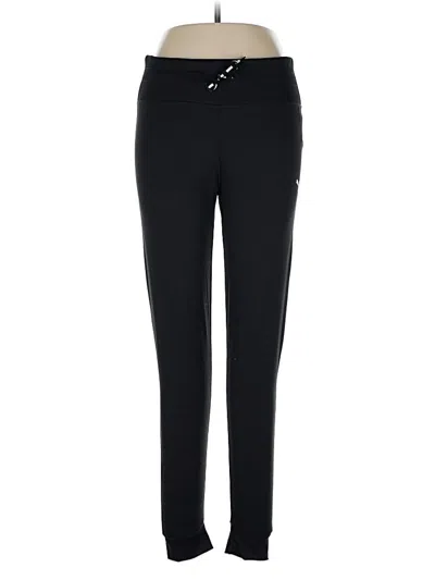 Pre-owned Puma Active Pants In Black