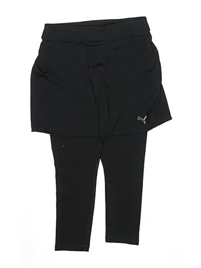 Pre-owned Puma Active Pants In Black