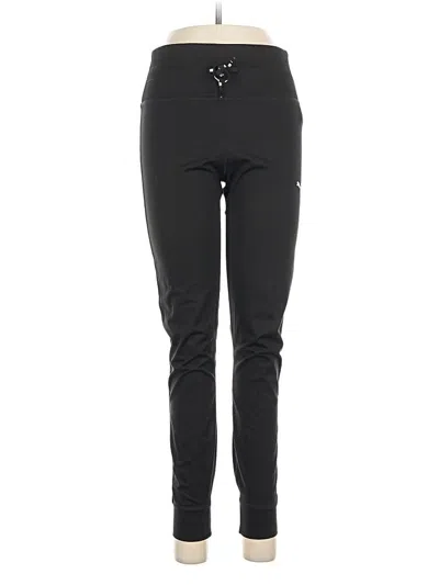 Pre-owned Puma Active Pants In Black