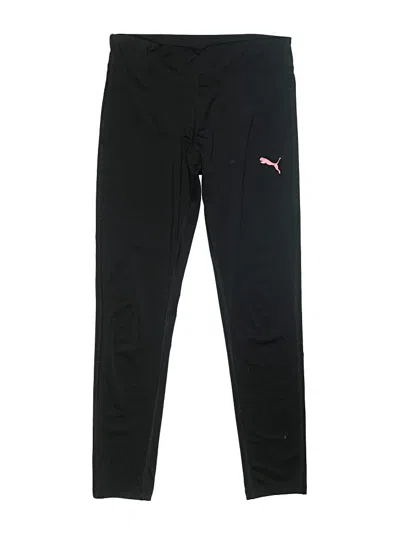Pre-owned Puma Kids' Active Pants In Black