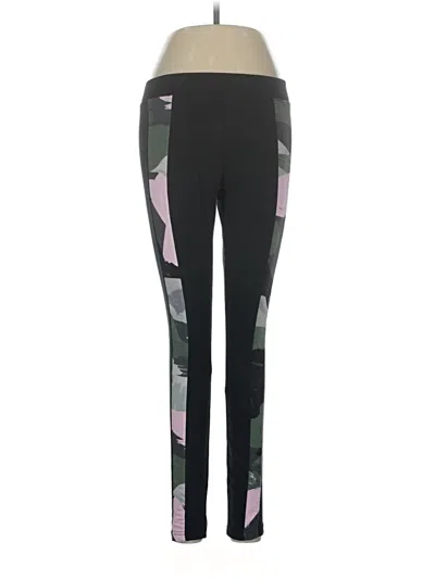 Pre-owned Puma Active Pants In Black