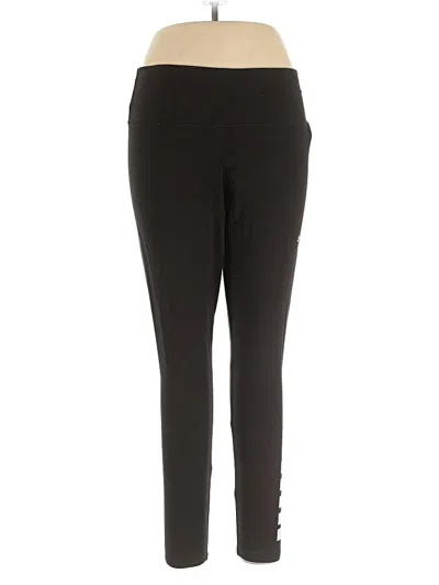 Pre-owned Puma Active Pants In Black