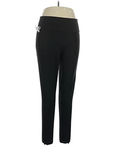 Pre-owned Puma Active Pants In Black